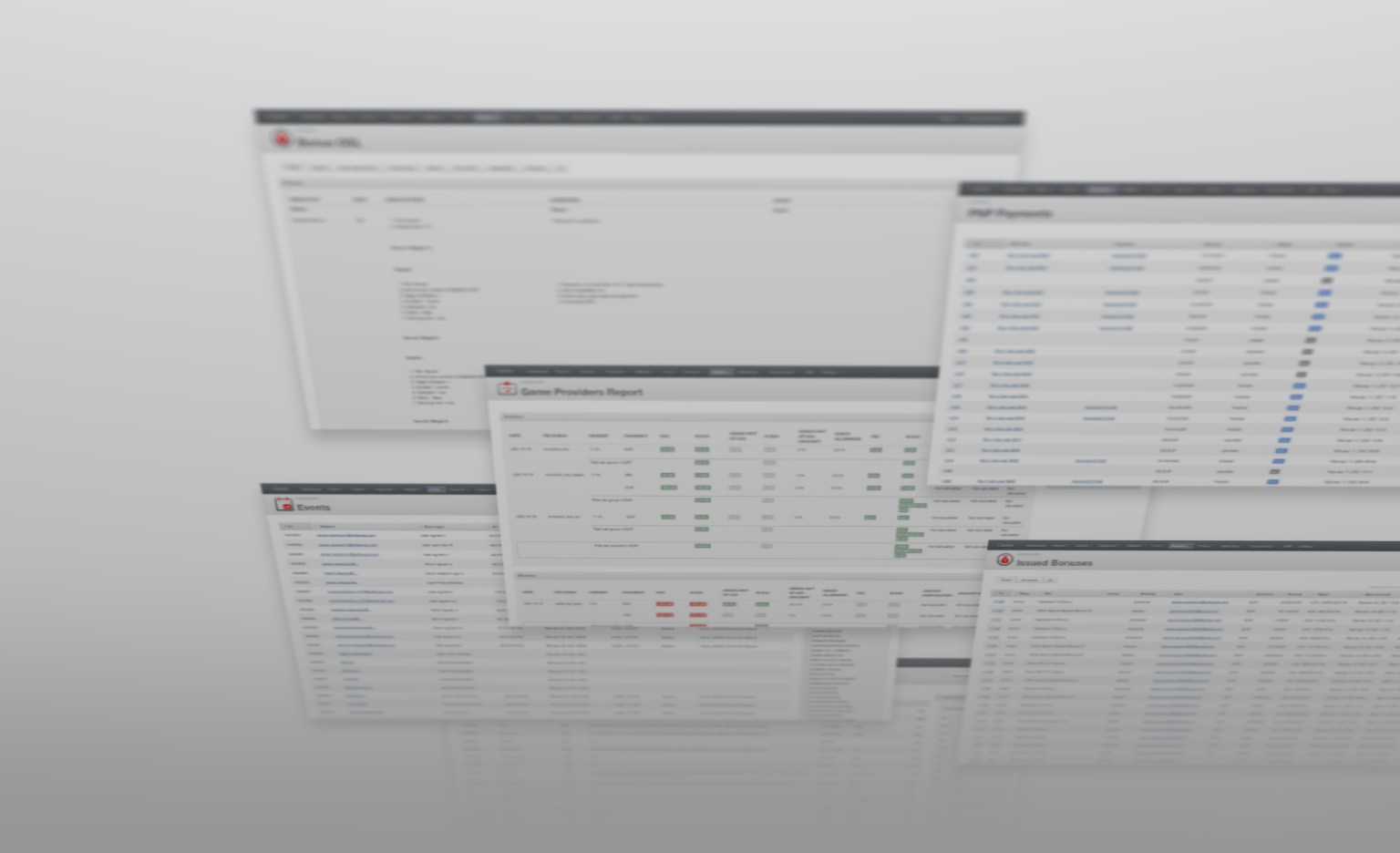 Old Dashboard Interface